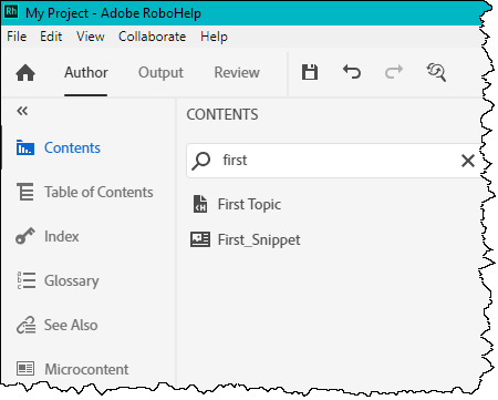 RH2020 Contents Panel